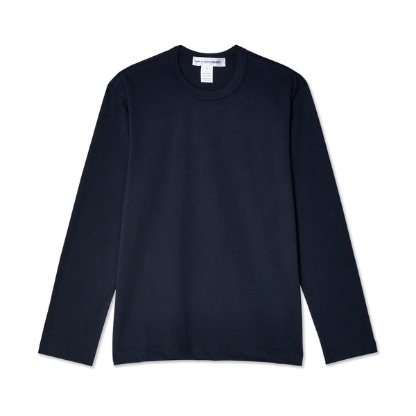 CDG Shirt Forever - Men
s Long Sleeve Tee Shirt - (Navy)