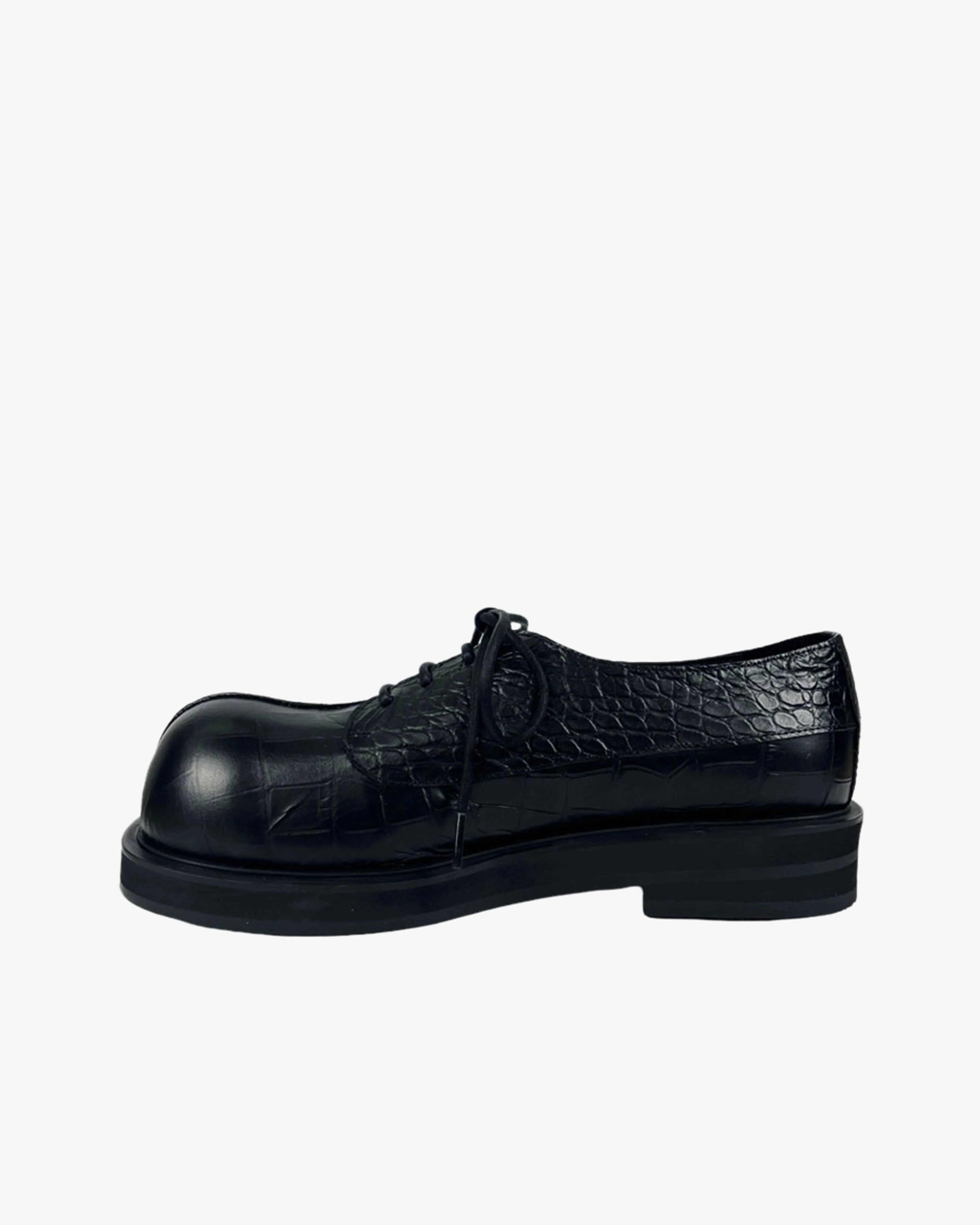 No Idea - Men's Croc Derby - (Black)