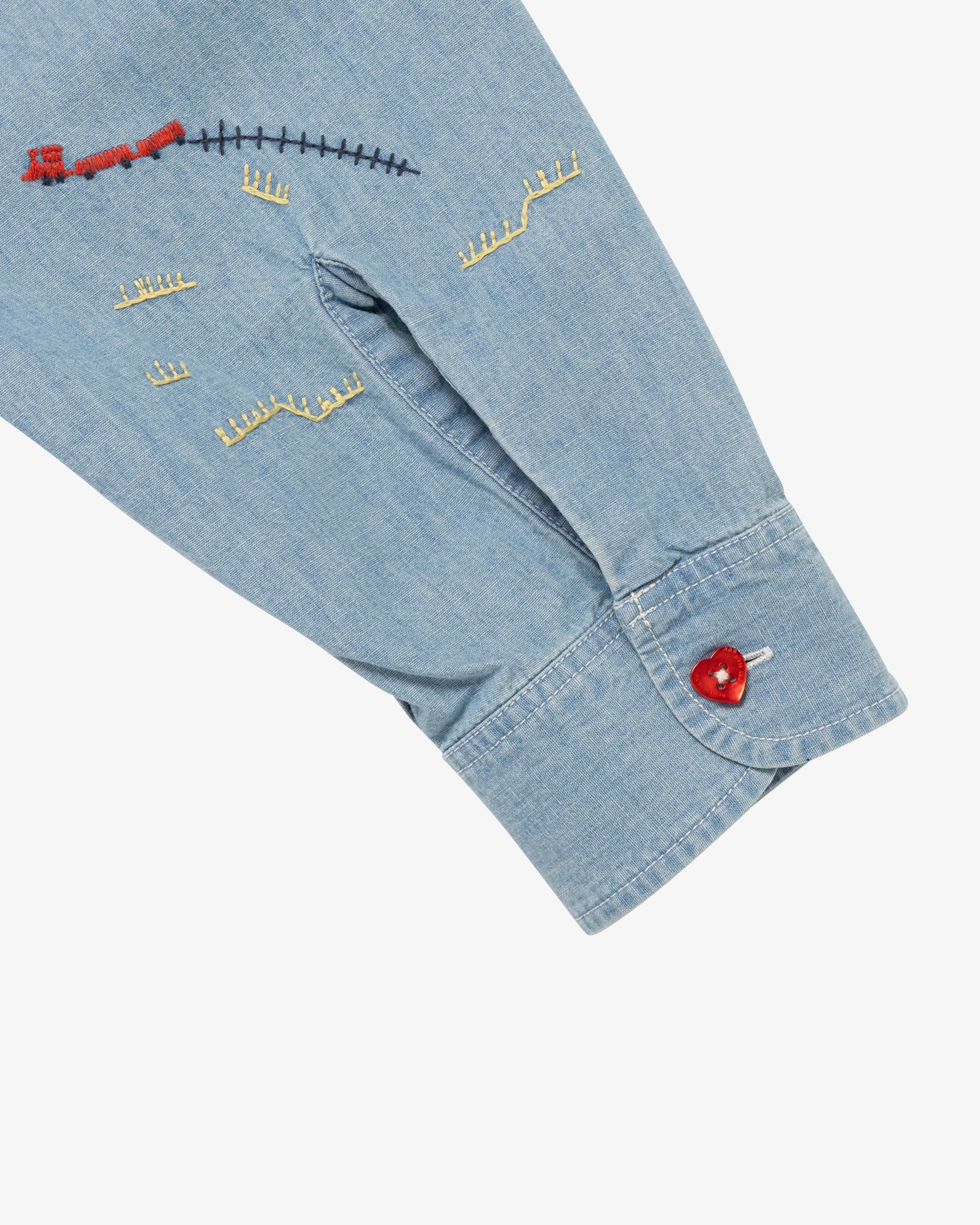 Human Made - Men's Embroidered Chambray Shirt - (Blue)