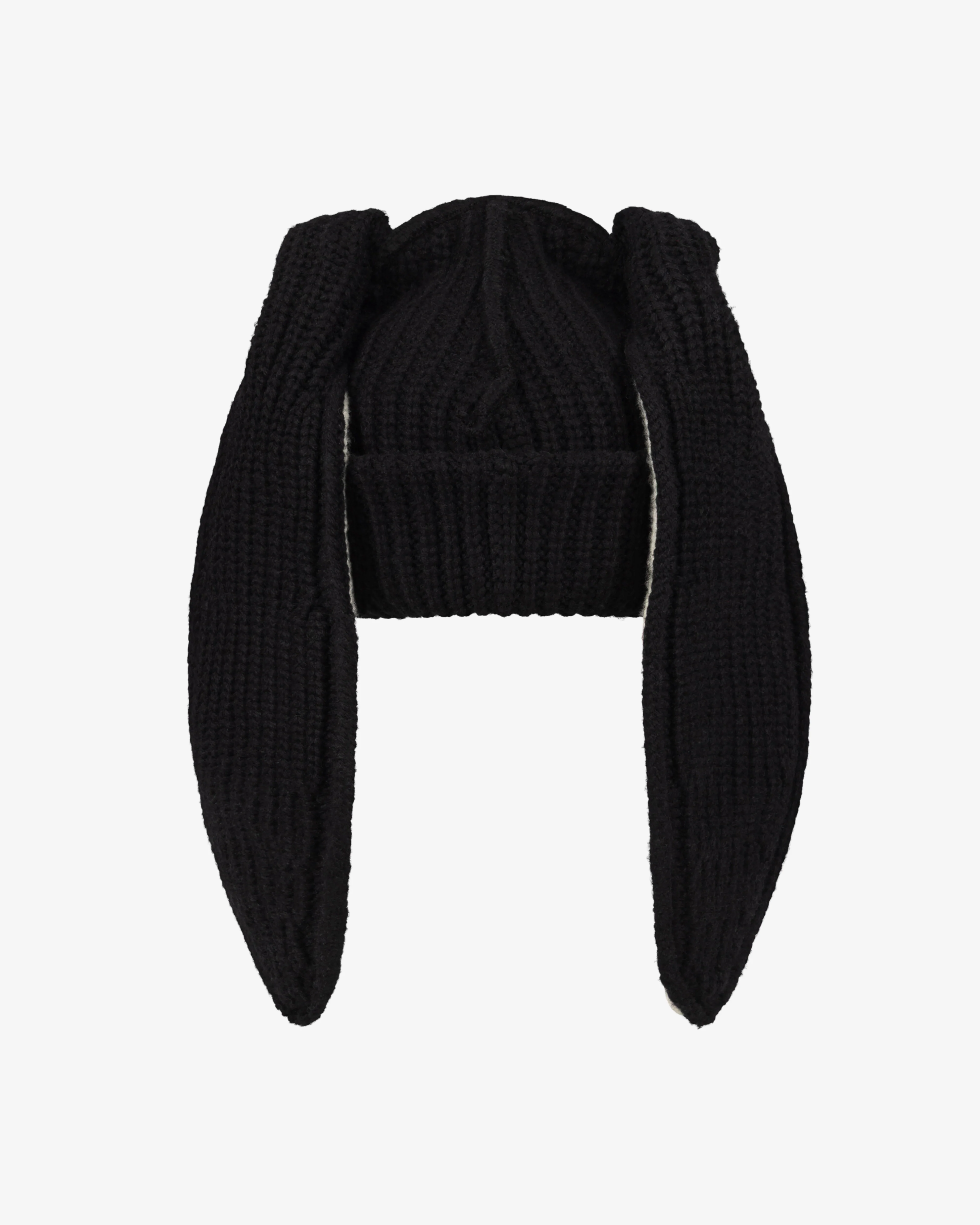 Charles Jeffrey - Men's Chunky Rabbit Beanie - (Black)