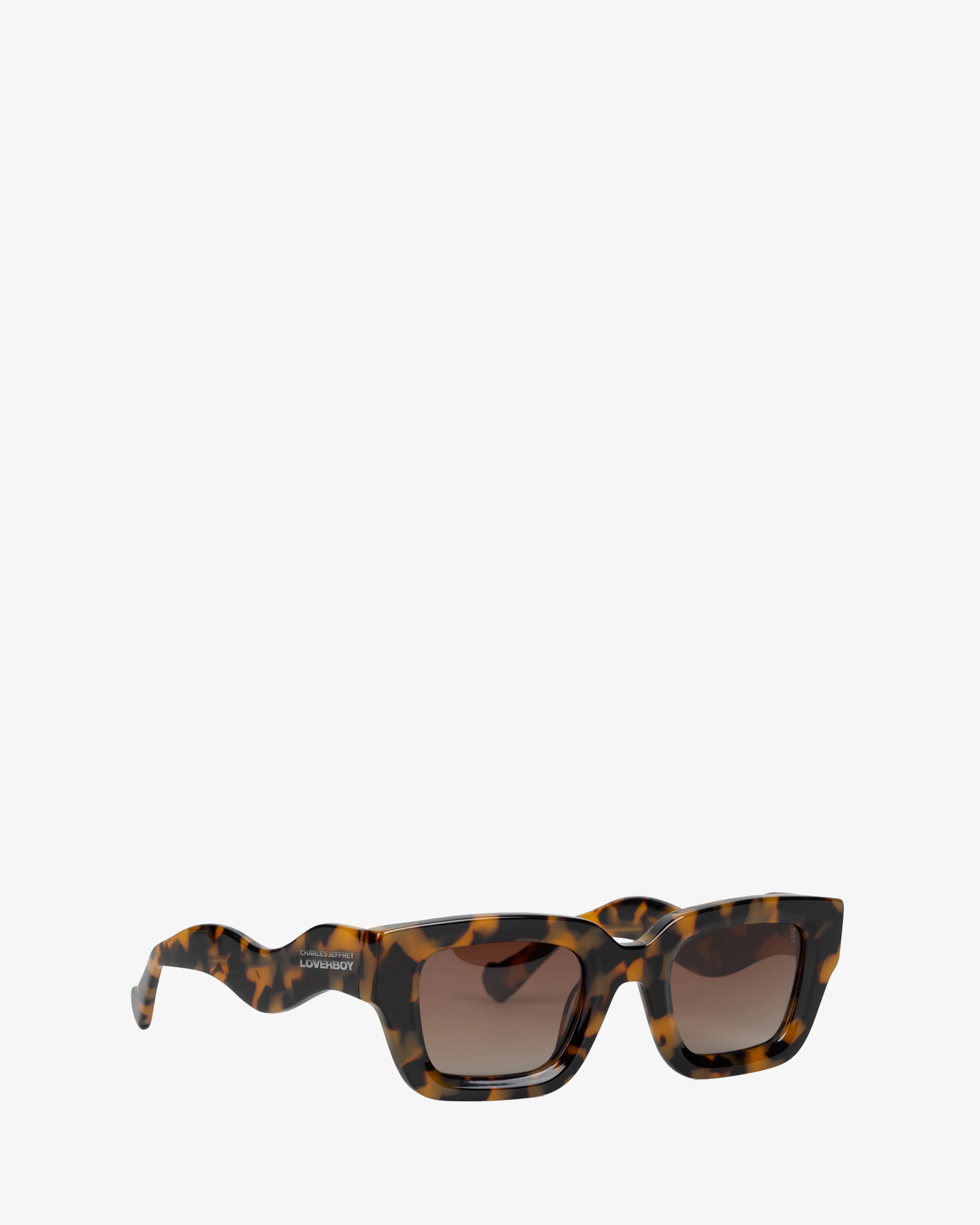 Charles Jeffrey - Topsy Turvy Sunglasses - (Brown)