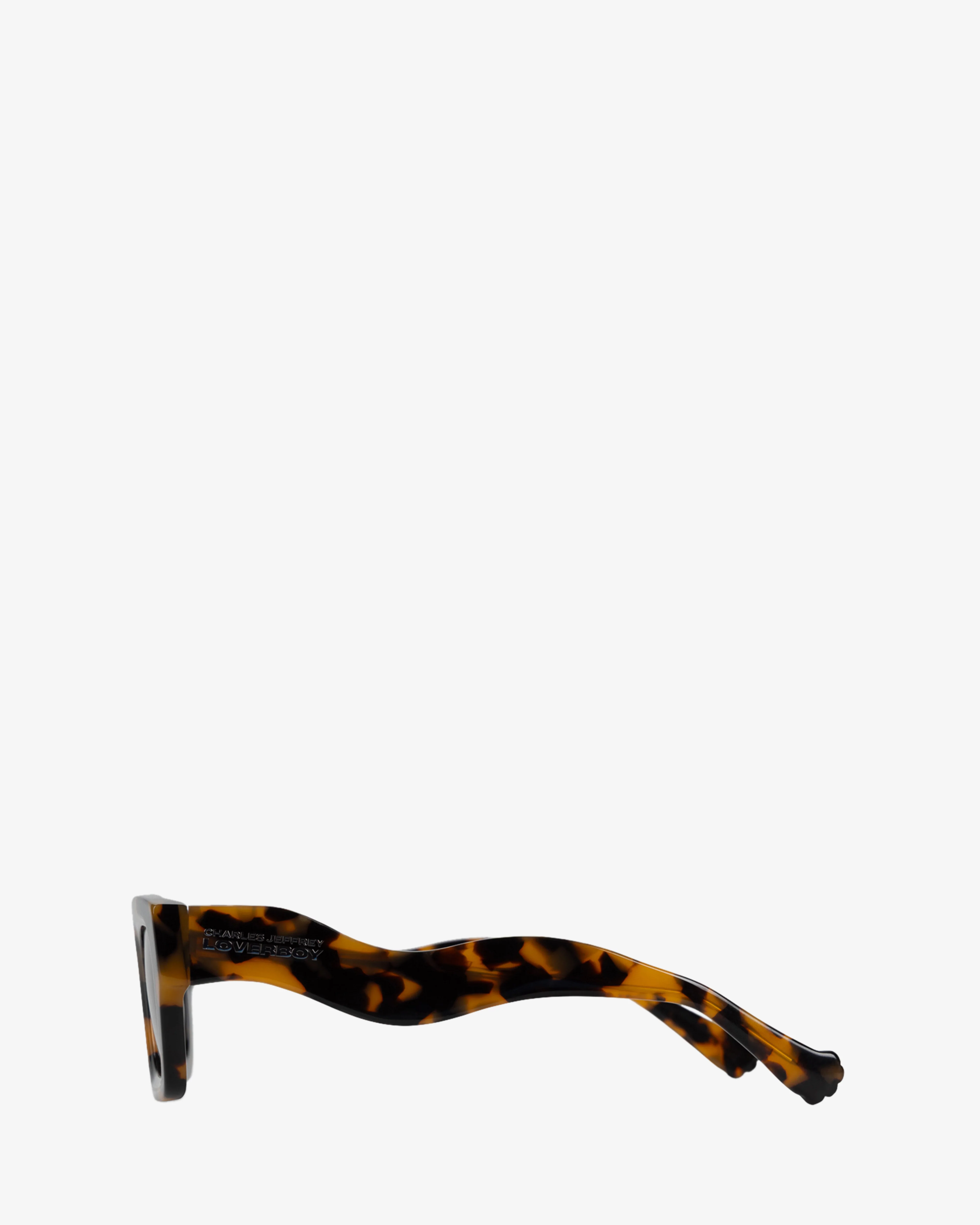 Charles Jeffrey - Topsy Turvy Sunglasses - (Brown)
