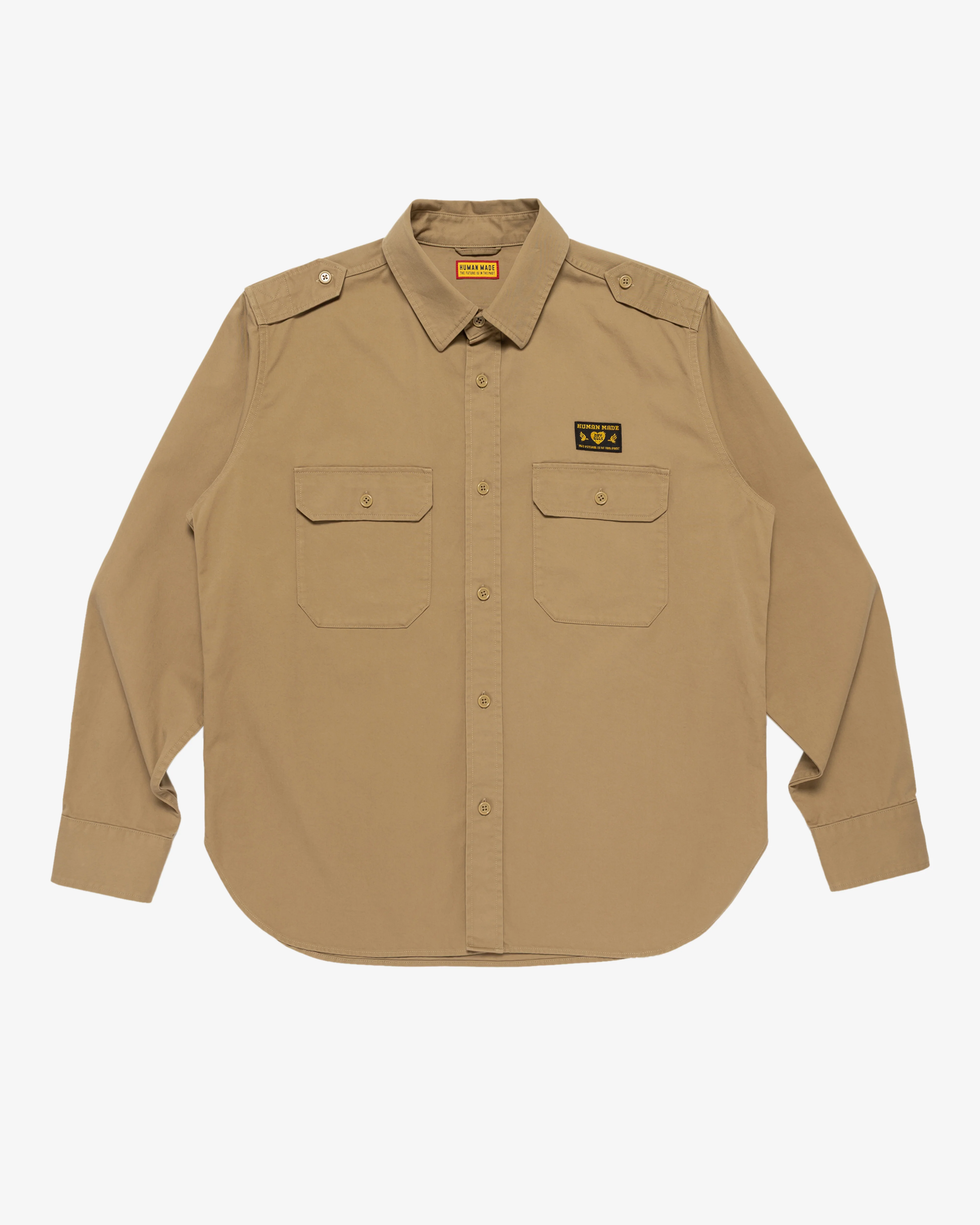 Human Made - Men's Twill Shirt - (Beige)
