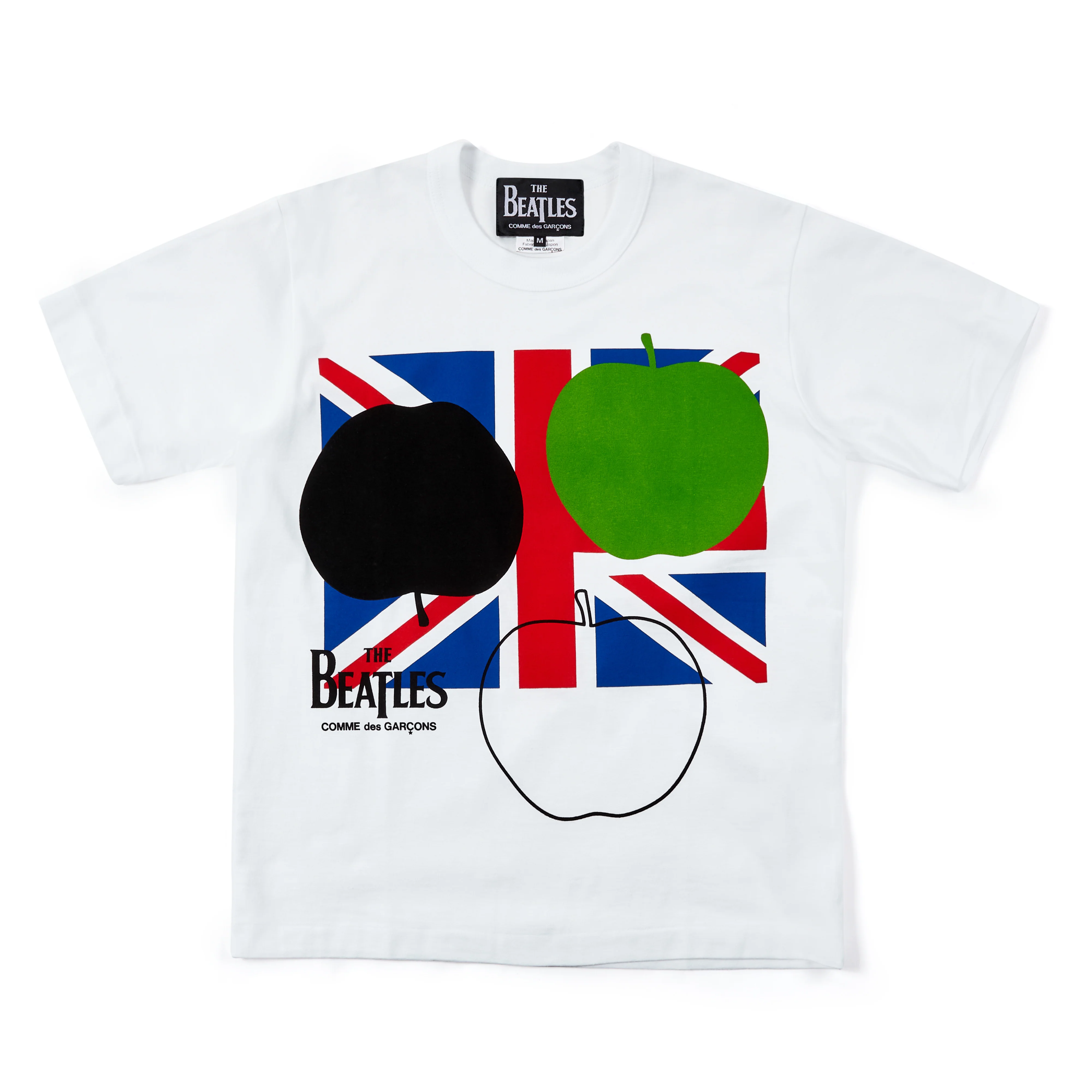 CDG Beatles - Union Jack T-Shirt - (White)