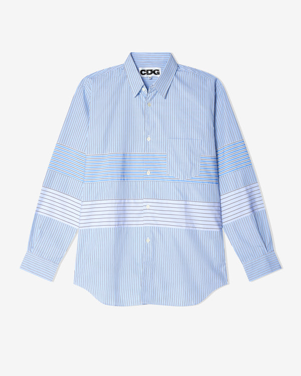 CDG - Patchwork Shirt - (Stripe)