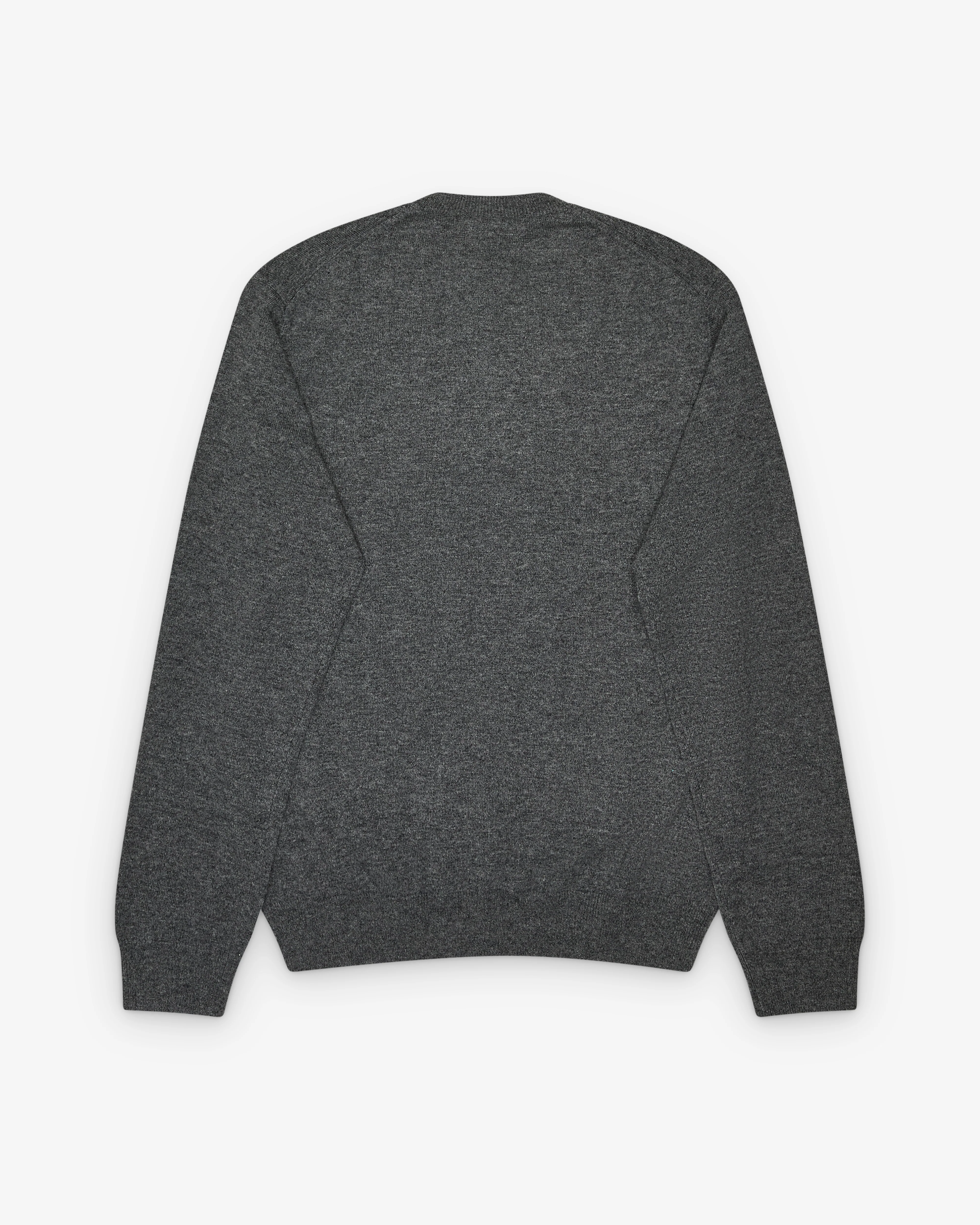 CDG Shirt Forever - Men's Round Neck Lambswool Jumper - (Grey)