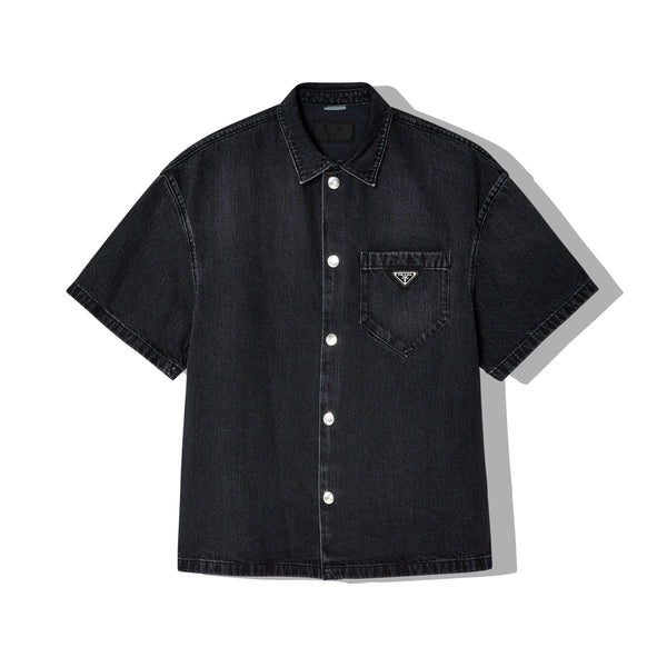 Prada - Men
s Denim Shirt - (Black)