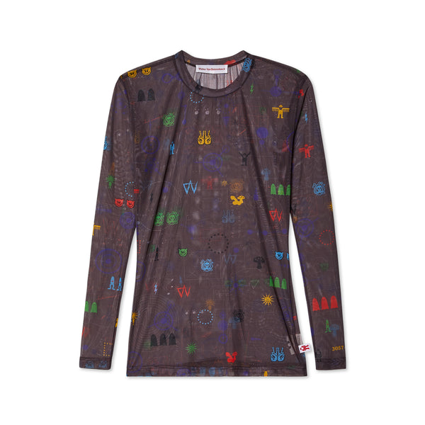 Walter Van Beirendonck - Men
s Wirwar Long Sleeve T-Shirt - (Brown)