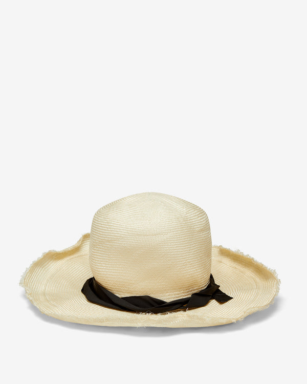 Scha - Women
s Traveller Unique Straw Woven Hat - (Ecru)