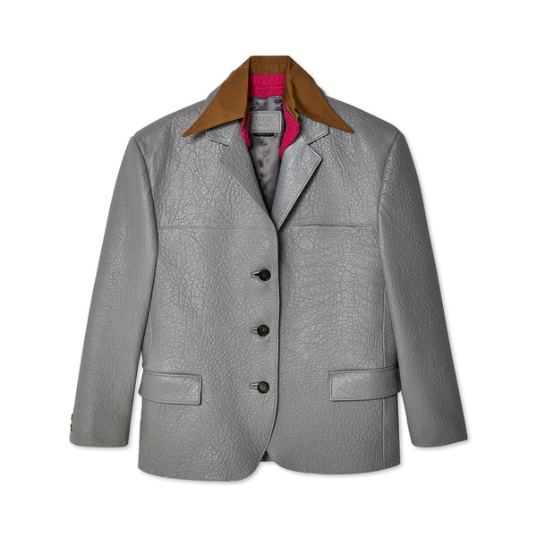 Prada - Women
s Single-Breasted Nappa Jacket - (Nube)