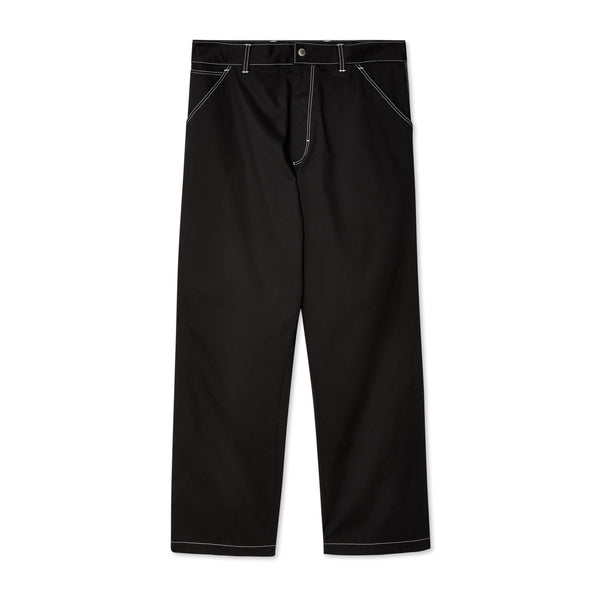 Prada - Men
s Contrast Stitch Trousers - (Black)