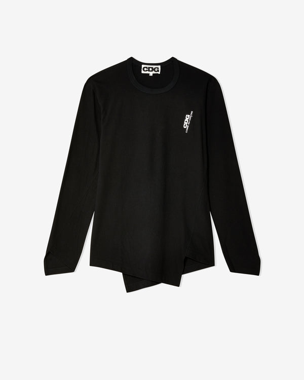 CDG - Twist Long Sleeve T-Shirt - (Black)