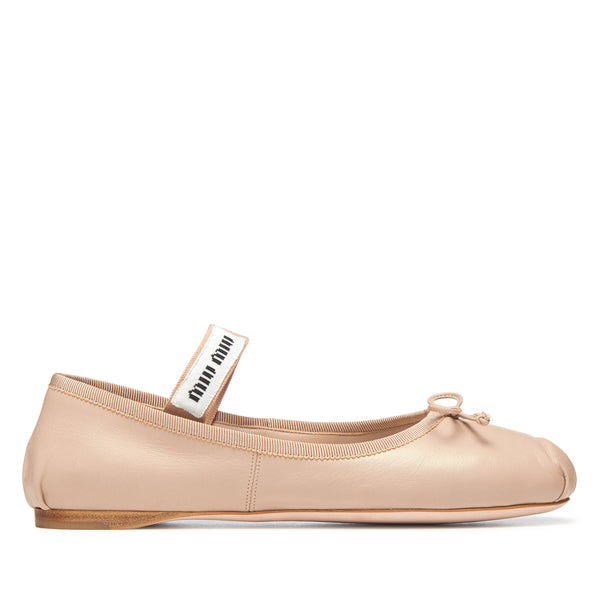 Miu Miu - Women
s Ballerina Shoe - (Water Lily)