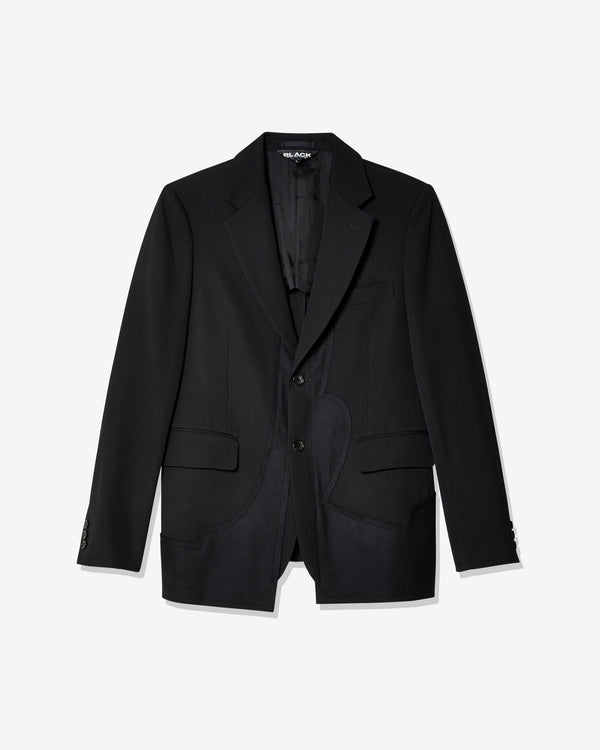 BLACK Comme des Garçons - Wool Gabardine Jacket - (Black)