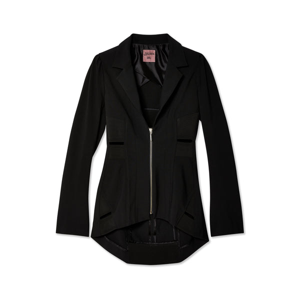 Jean Paul Gaultier - KNWLS Women
s Fitted Suit Jacket - (Black)