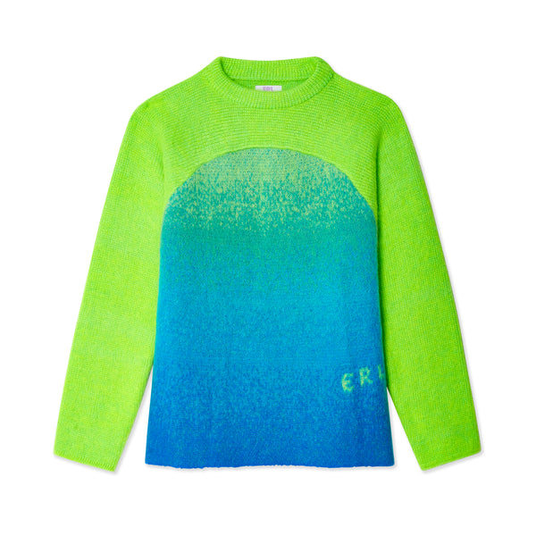 ERL - Men
s Degrade Gradient Sweater - (Green)