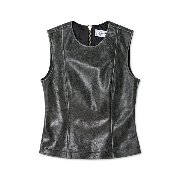 Vaquera - Women
s Leather Bodice - (Black)