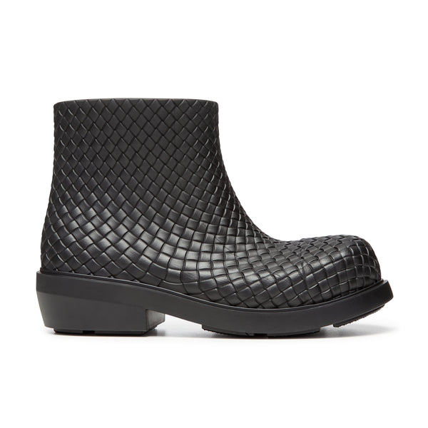 Bottega Veneta - Men’s Fireman Ankle Boot Rubber - (Black)