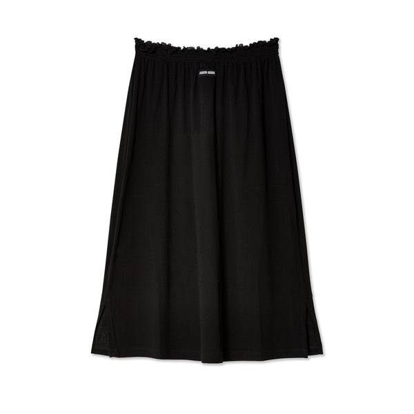 Miu Miu - Women
s Ribbed Jersey Skirt - (Black)