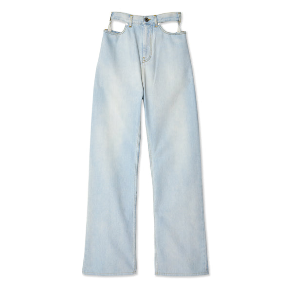 Maison Margiela - Women
s Cut Out Jeans - (Light Blue)