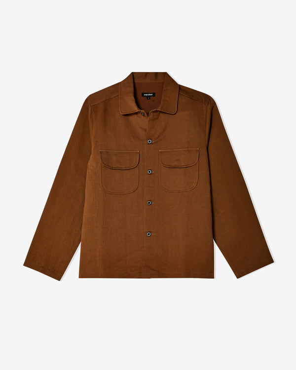 Evan Kinori - Men
s Field Shirt - (Logwood)