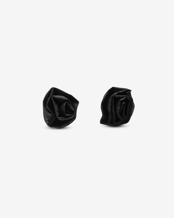 Simone Rocha - Rose Stud Earrings - (Black)