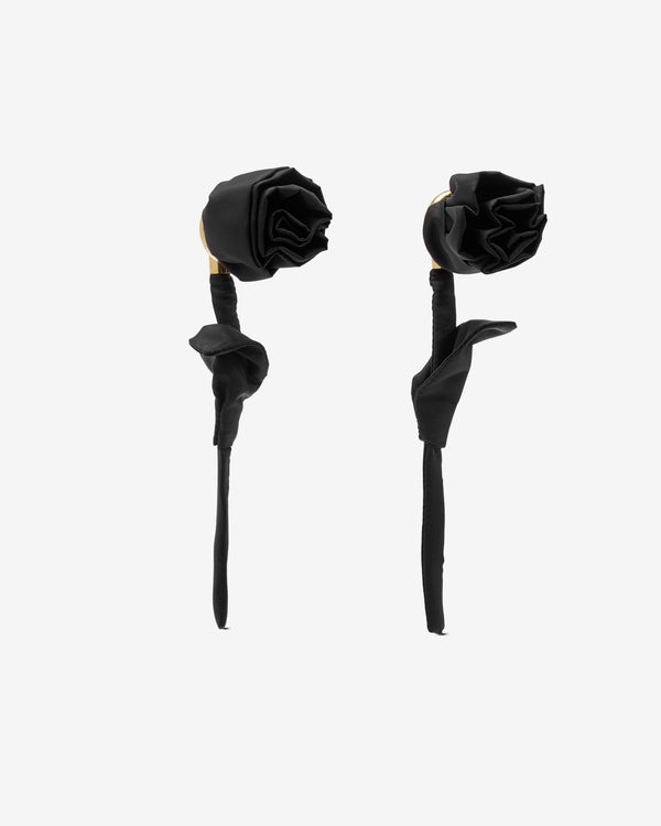 Simone Rocha - Women
s Rose Drop Earrings - (Black)