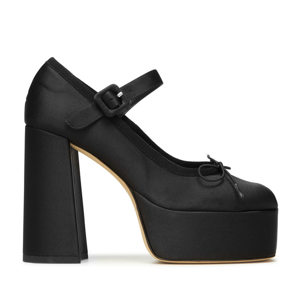 Simone Rocha - Women
s Heart Toe Platform Ballerina Heels - (Black)