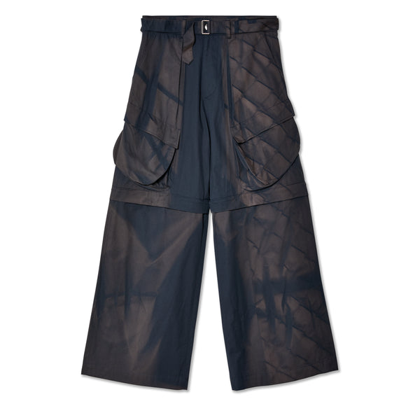 JiyongKim - Men
s Sun-Bleached 3D Pocket Trouser - (Black)