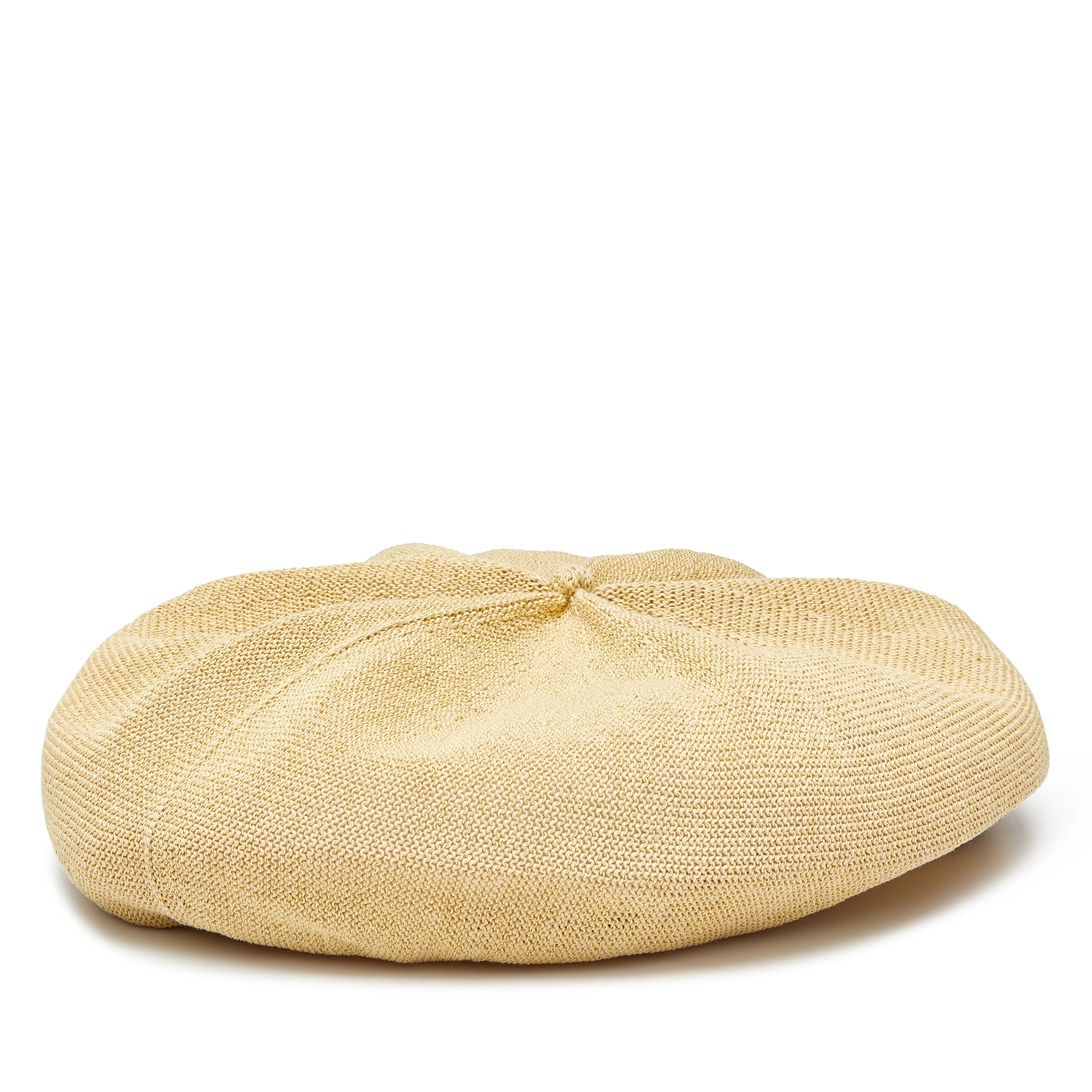Mature Ha - Women's Beret Top Gather Big - (Wheat)
