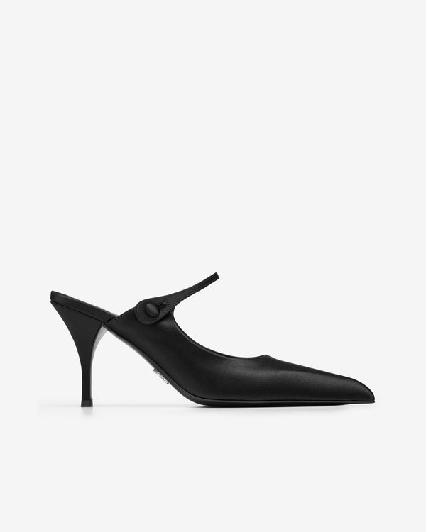 Prada - Women
s Kitten Heel Mule - (Black)