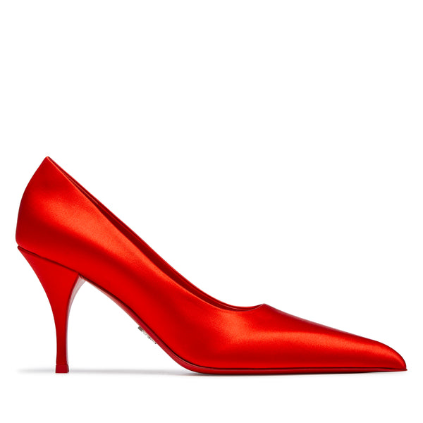 Prada - Women
s Satin Pumps - (Red)