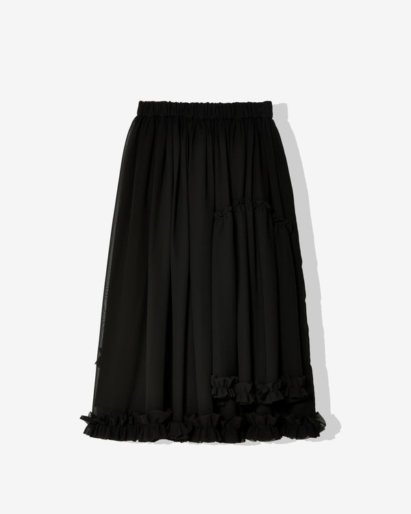 Noir Kei Ninomiya - Women
s Ruffle-Hem Skirt - (Black)