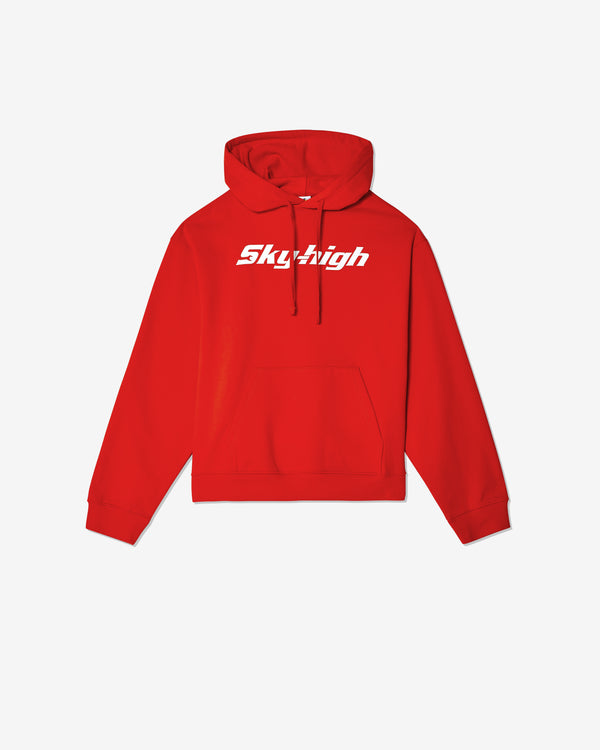 Sky High Farm - Men
s Construction Graphic Logo Hoodie - (Red)