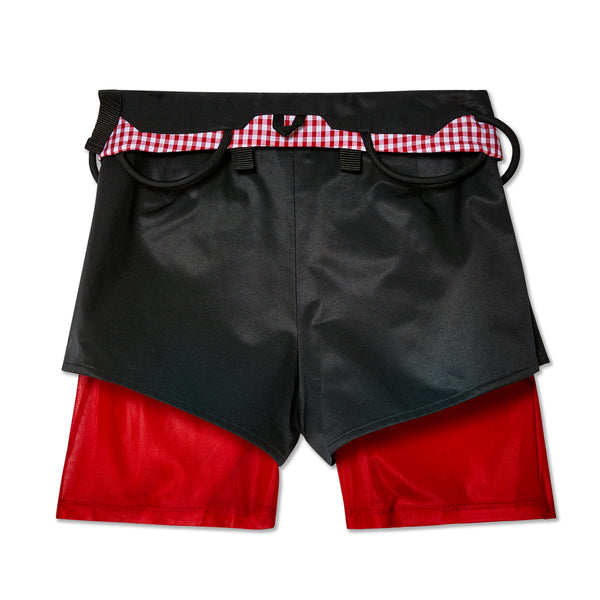 Olly Shinder - Men
s Climbing Skort - (Black/Gingham)