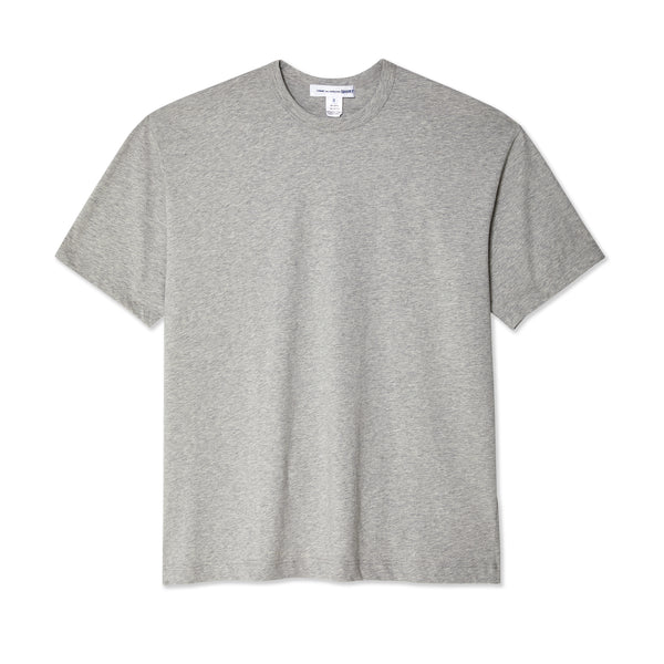 CDG Shirt - Men
s Oversized Logo Tee - (Top Grey)