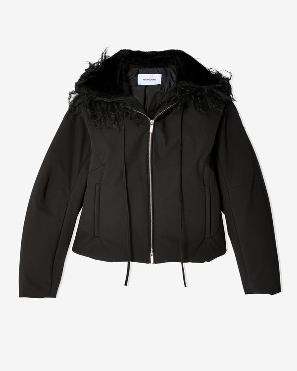 Ferragamo - Women
s Cotton Faille Jacket - (Black)