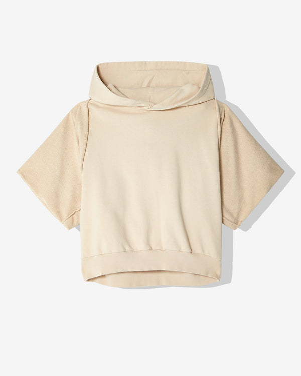 MM6 Maison Margiela - Women
s Drop Shoulder Sweatshirt - (Chalk)