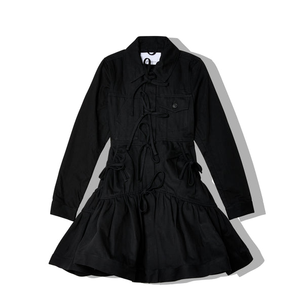 Cecilie Bahnsen - Women
s Long Sleeve Coat Dress - (Black)