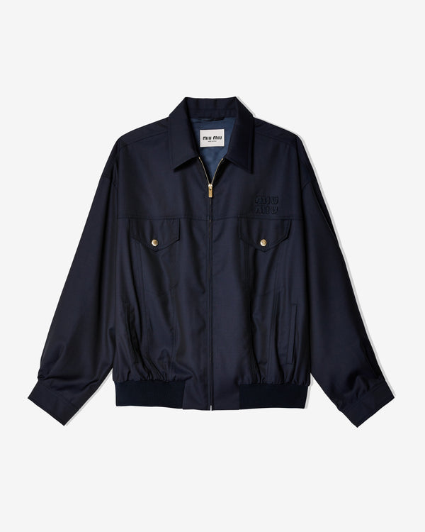 Miu Miu - Women
s Batavia Blouson Jacket - (Navy)