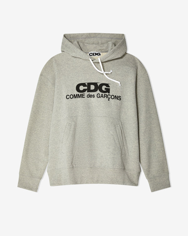 CDG - Logo Hooded Sweatshirt - (Grey)