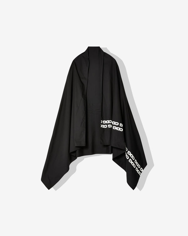 CDG - Airline Print Stole - (Black)