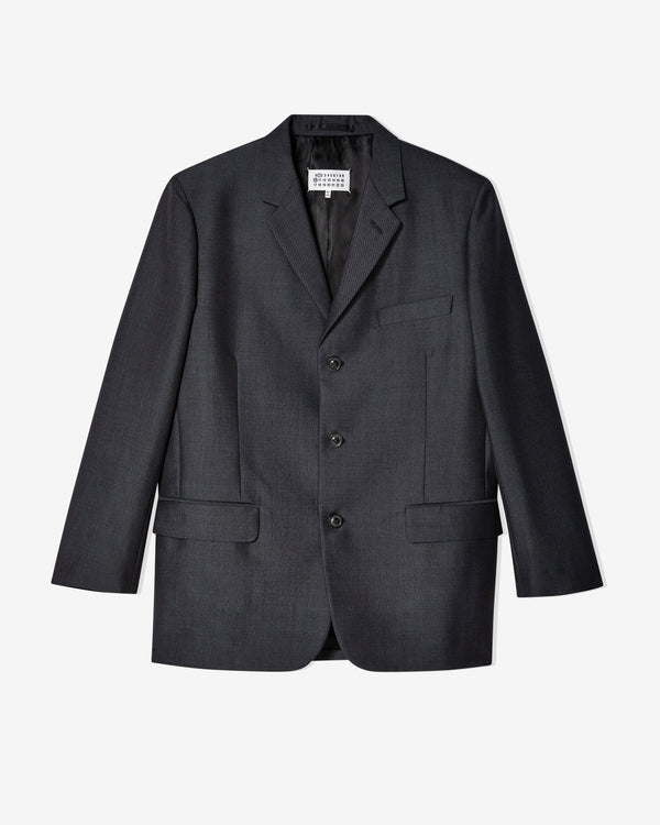 Maison Margiela - Men
s Single-Breasted Jacket - (Charcoal)