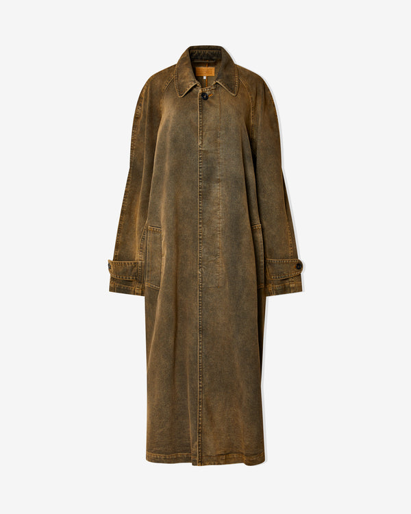 MM6 Maison Margiela - Men
s Denim Trench Coat - (Brown)