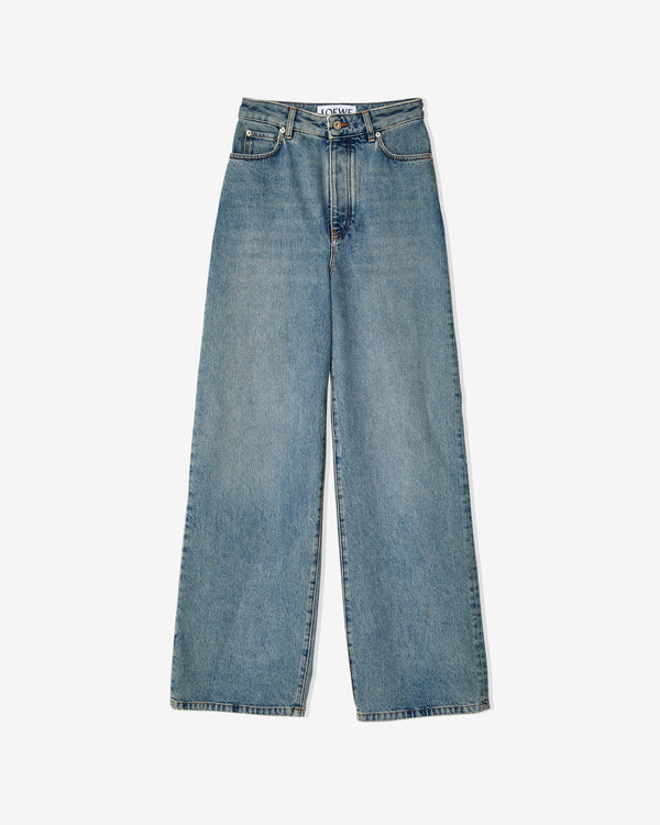 Loewe - Women
s High Waisted Jeans - (Washed Blue)