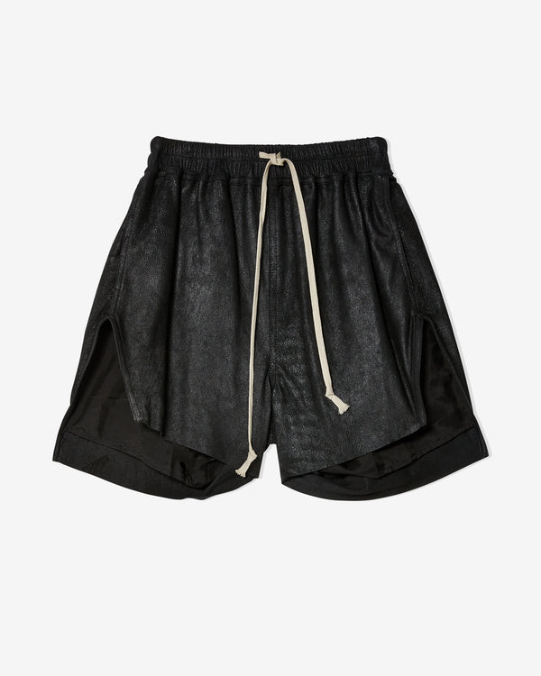 Rick Owens - Women
s Leather Boxer Shorts - (Black)