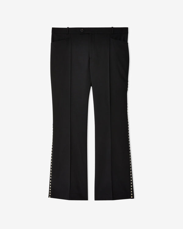 Ernest W. Baker - Men
s Studded Flare Trousers - (Black/Silver)