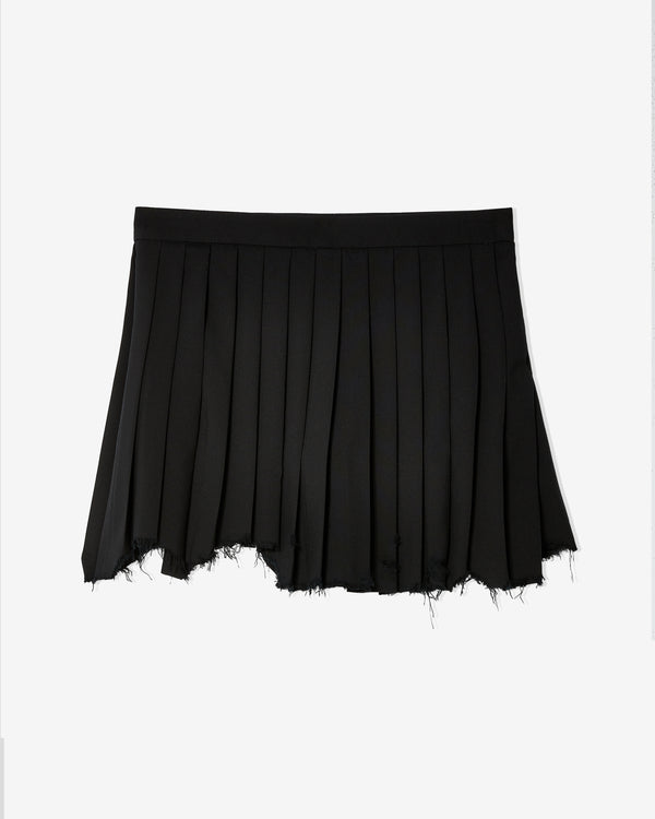 Balenciaga - Women
s Pleated Mini Skirt - (Black)