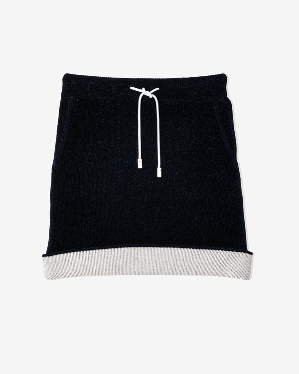 JW Anderson - Women
s Contrast Hem Chenille Skirt - (Navy)