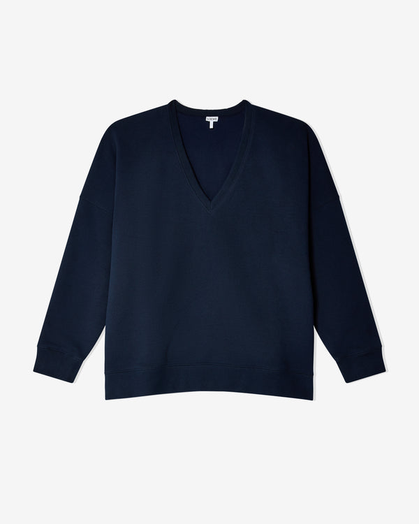 Loewe - Men
s V-Neck Sweatshirt - (Midnight)